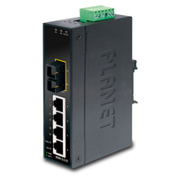 PLANET ISW-511T switch No administrado L2 Fast Ethernet (10/100) Negro