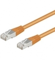 Goobay CAT 5-100 FTP 1.0m networking cable Orange 1 m