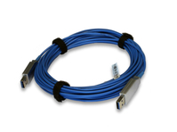 EXSYS EX-K1680 USB kábel 10 M USB 3.2 Gen 1 (3.1 Gen 1) USB A Kék