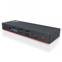 Lenovo 40AC0135EU laptop dock & poortreplicator Bedraad Thunderbolt 3 Zwart