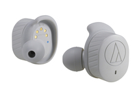Audio-Technica ATH-SPORT7TW Kopfhörer Kabellos im Ohr Sport Mikro-USB Bluetooth Grau