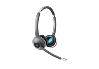 Cisco Headset 562, Wireless Dual On-Ear DECT Headset with Standard Base for US and Canada, Charcoal, 1-Year Limited Liability Warranty (CP-HS-WL-562-S-EU=)