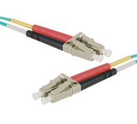 EXC 393255 câble de fibre optique 5 m LC OM4 Couleur aqua
