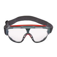 3M 7100074368 Schutzbrille/Sicherheitsbrille Grau, Rot