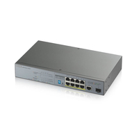 Zyxel GS1300-10HP Unmanaged Gigabit Ethernet (10/100/1000) Power over Ethernet (PoE) Grey