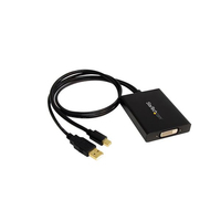 StarTech.com Adaptador Vídeo Mini DisplayPort a DVI - Conversor DP++ - 2560x1600 - Activo