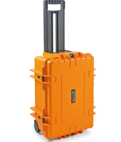 B&W 6700/O/RPD étui pour équipements Valise sur roulette Orange
