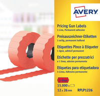 Avery RPLP1226 etichetta per stampante Rosso Etichetta per stampante autoadesiva