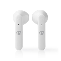 Nedis HPBT2052WT fejhallgató és headset Vezeték nélküli Hallójárati Hívás/zene Bluetooth Fehér