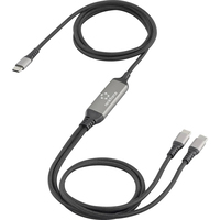 Renkforce RF-6721084 USB Kabel USB 2.0 1,5 m USB C 2 x USB C Schwarz