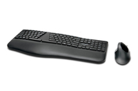 Kensington Pro Fit Ergo Tastatur RF Wireless + Bluetooth QWERTY UK Englisch Schwarz