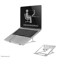 Neomounts NSLS085SILVER stojak na laptop Podstawka na notebooka Srebrny 43,2 cm (17")