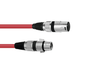 Omnitronic 30220903 Audio-Kabel 3 m XLR (3-pin) Rot