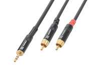 PD-Connex 177039 Audio-Kabel 6 m 3.5mm RCA Schwarz