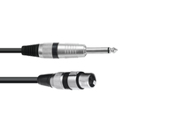 Omnitronic 3022516L audio cable 0.9 m XLR (3-pin) 6.35mm Black