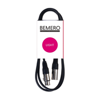 Bemero BLC1011-150BK Audio-Kabel 1,5 m XLR (3-pin) Schwarz