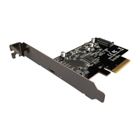 LC-Power LC-PCI-C-USB32-2X2 interfacekaart/-adapter Intern USB Type-C