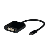 EFB Elektronik EBUSBC-DVI adaptador de cable de vídeo 0,15 m USB Tipo C Negro