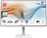 MSI Modern MD272QPW 27 Inch Monitor with Adjustable Stand, WQHD (2560 x 1440), 75Hz, IPS, 4ms, HDMI, DisplayPort, USB Type-C, Built-in USB Hub, Built-in Speakers, Anti-Glare, An...
