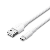 Vention USB 2.0 A Male to Micro-B Male 2A Cable 1.5M White