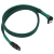 Nanoxia 900500031 SATA cable 0.45 m Black,Green