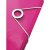Leitz Projektmappe WOW A4 PP pink metallic
