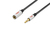 Ednet 84541 cable de audio 3 m 3,5mm Negro, Plata