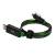 RealPower USB A/Lightning 0.75m 0,75 M Fekete, Zöld