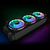 Thermaltake Riing Duo 14 LED RGB Premium Edition Computer case Fan Black