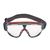 3M 7100074368 Schutzbrille/Sicherheitsbrille Grau, Rot