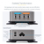 StarTech.com 4-Port Multi-Device USB-C Oplader, Totaal 240W, Single Port 140W EPR, PD 3.1, Poorten met Schroefvergrendeling, Ideaal voor Vergaderzalen, Incl Montagebeugel