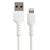 StarTech.com Cable Resistente USB-A a Lightning de 30 cm Blanco - Cable de Sincronización y Carga USB Tipo A a Lightning con Fibra de Aramida Resistente - Certificado MFi de App...