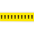 Brady 3440-ARO self-adhesive label Rectangle Removable Black, Yellow 10 pc(s)