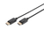 Digitus AK-340100-050-S DisplayPort kábel 5 M Fekete