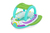 Bestway Bateau gonflable pour bébé Space Splash avec pare-soleil