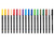 Eberhard Faber 558218 markeerstift 18 stuk(s) Fijne punt Zwart, Blauw, Bruin, Groen, Grijs, Oranje, Roze, Rood, Violet, Geel
