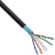 InLine Patch cable, U/UTP, Cat.6A, halogen-free, AWG23 copper, black 40m