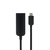 VisionTek 901495 video cable adapter USB Type-C DisplayPort Black