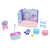 Gabby's Dollhouse Primp and Pamper Bathroom con personaggio MerCat, 3 accessori, 3 mobili e 2 scatole con sorpresa, giocattoli per bambini dai 3 anni in su