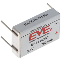 EF651625T EVE Lithium-thionyl Chloride Li-SOCl2 Battery