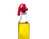 Flaschenverchlüsse, 3er, Easy seal - grün, rot, weiß Integrierter ausziehbarer