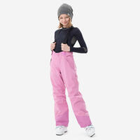 Kids’ Warm And Waterproof Ski Trousers - 500 Pnf - Pink - 8-10 Years