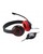 Conceptronic Headset On-Ear kabelgebunden USB Schwarz Rot
