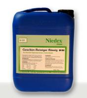 NIEDEX Geschirr - Reiniger flüssig 14 kg für gewerbliche Spülmaschinen