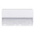 ELBA Sichtreiter aus farblosem PVC, zur Beschriftung von Einstellmappen, mit Beschriftungsschild, 3-zeilig beschriftbar