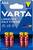 Varta Longlife Max Power Micro AAA Batterie 4703 LR03 (4er Blister)