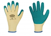 SPECIALGRIP STRONGHAND® Handschuhe, Polyester/Latex, Gr.09 Gelb / Grün, CAT 2
