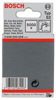 Bosch 2609200209 Feindrahtklammer Typ 53, 11,4 x 0,74 x 6 mm, 5000er-Pack