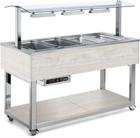 cookmax Büfett-Element Bain-Marie Wanne 1494 mm