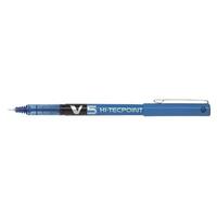 Pilot V5 Hi-Tecpoint Rollerball Pen Liquid Ink 0.5mm Tip 0.3mm Line Blue Ref 4902505085703 [Pack 12]